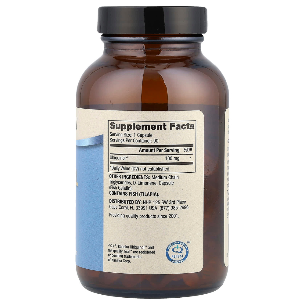 Dr. Mercola, Убихинол, 100 мг, 90 капсул