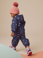 Комбинезон непромокаемый с флисовой подкладкой для девочки Next E25-115, Темно-синий