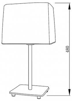 Настольная лампа декоративная Lucia Tucci Bristol 5 BRISTOL T894.1