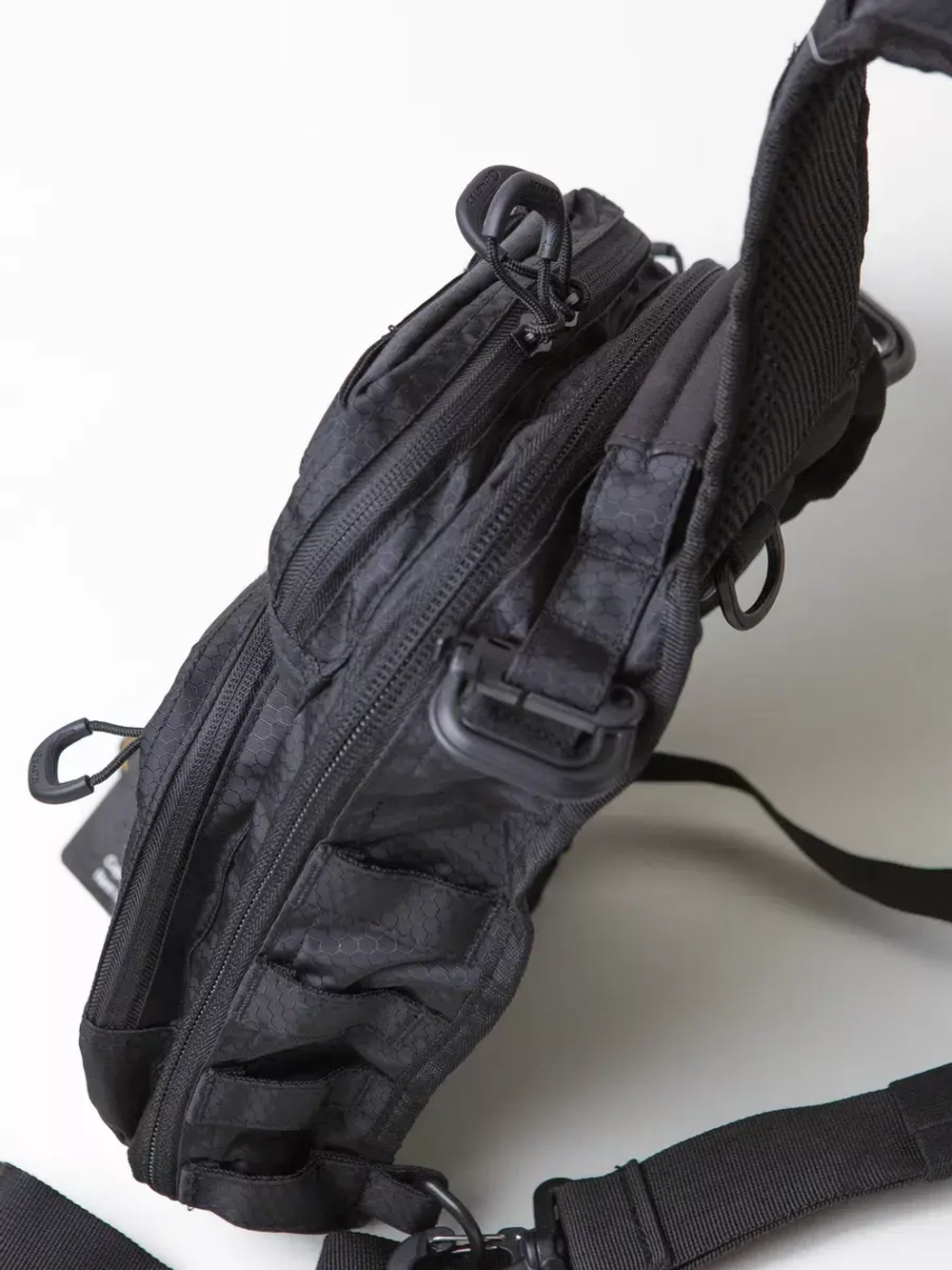 Тактический Рюкзак-сумка GONGTEX однолямочный Черная