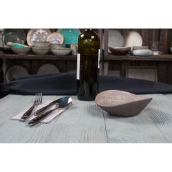 Салатник 300 мл 16*14 см h5,2 см Brown Untouched Taiga P.L. Proff Cuisine [6]