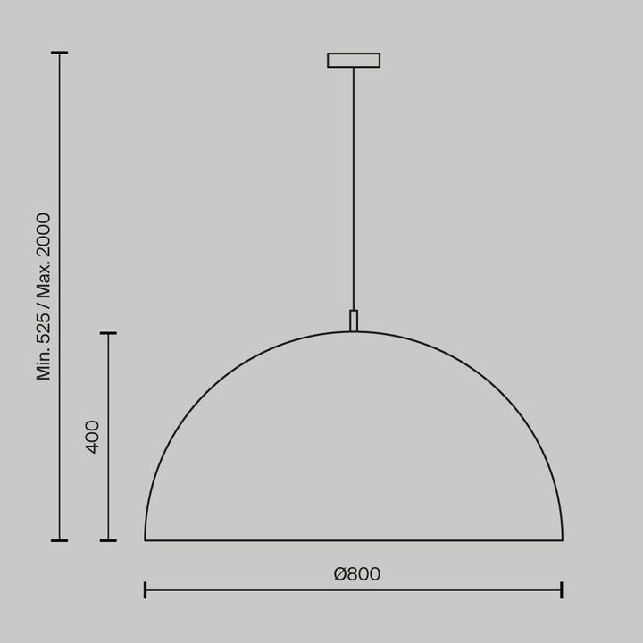 Подвесной светильник Maytoni Modern MOD169PL-05GB1