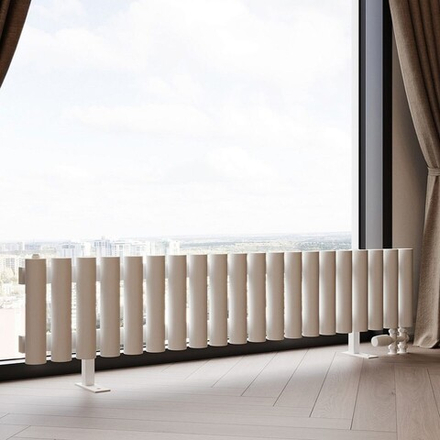 Радиатор трубчатый Guardo Torre 6D-300-20 NK-VER-R-FL R9016(M) белый матовый