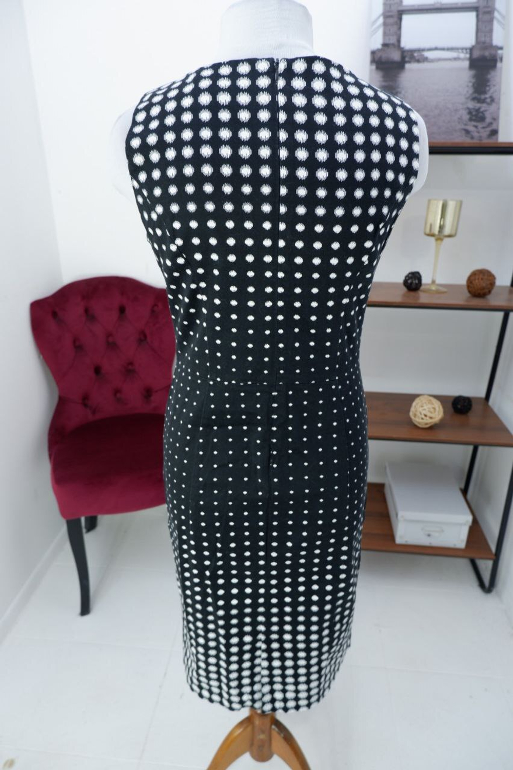 Платье Sela хлопковое стильное 46 размер