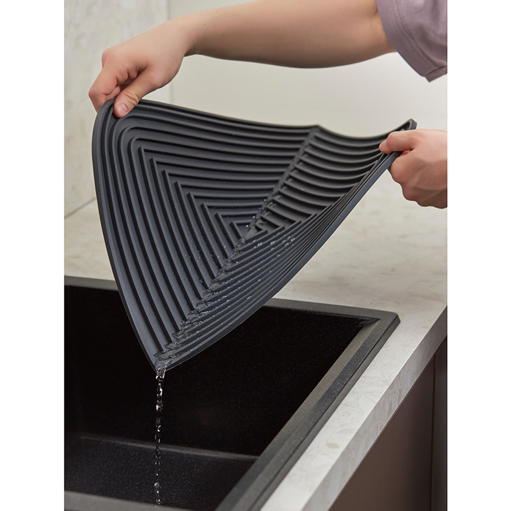 Коврик для сушки посуды dry flex, 34,6х44,6 см, бежевый