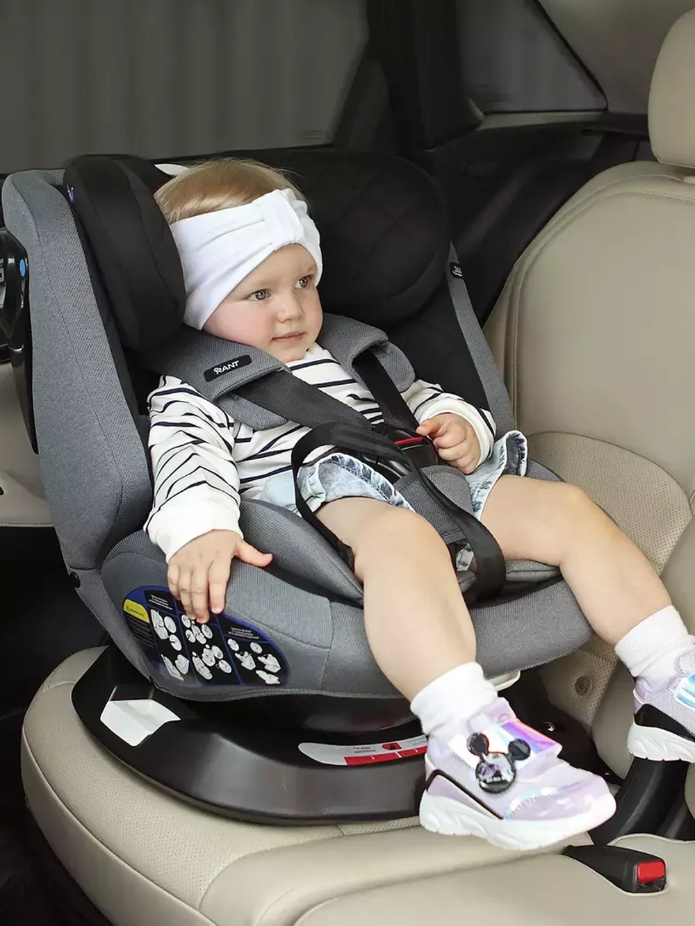 Автокресло Rant Nitro isofix 0/1/2/3 (0-36кг) Grey/Black