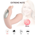 Беспроводной клиторально-вагинальный стимулятор розовый (перезаряжаемый) (Цвет: розовый)