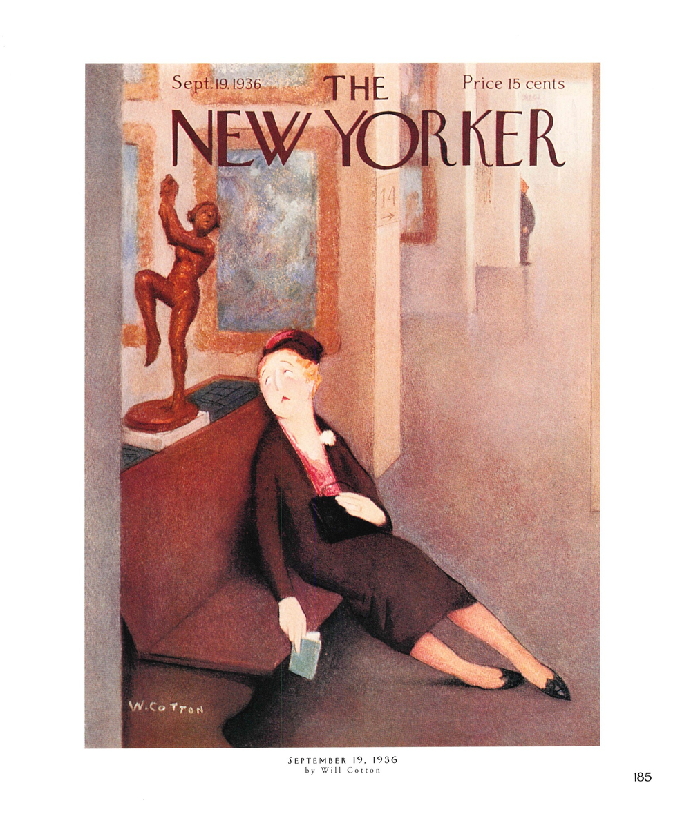 Постер журнала The New Yorker 19-09-1936, двусторонний