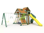 Детская площадка премиум с горкой трубой