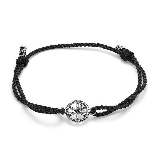Черный браслет с Хризмой