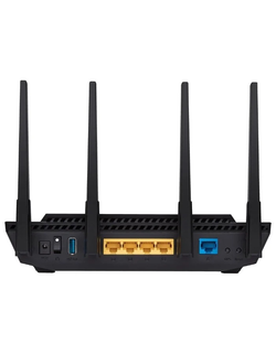 Роутер ASUS RT-AX58U // AX3000 // 2402 + 574Mbps, 2,4 + 5 gGz, 4 antenna, USB ; 90IG04Q0-MO3R10