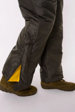 Зимний мужской костюм Onerus Фишер -45 (Таслан) Зеленый/Желтый