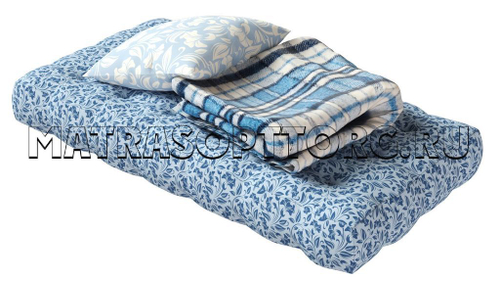 Спальный комплект для рабочего Зимний (матрас, подушка, одеяло) в Санкт-Петербурге