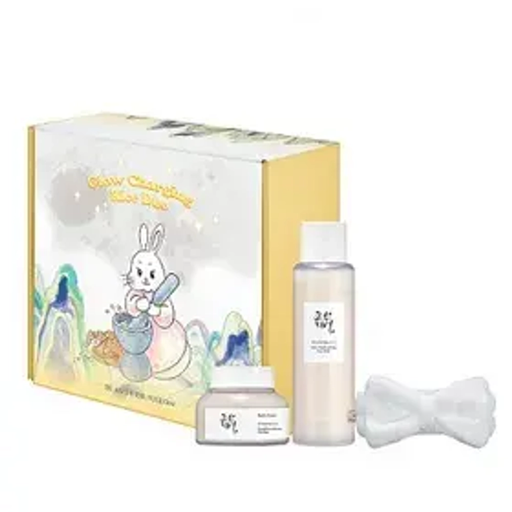 Набор уходовых средств для лица на основе риса + повязка BEAUTY OF JOSEON Glow Charging Rice Duo