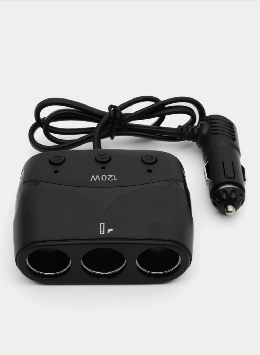 Разветвитель авто IN-CAR 1677 (2USB/3розетки)