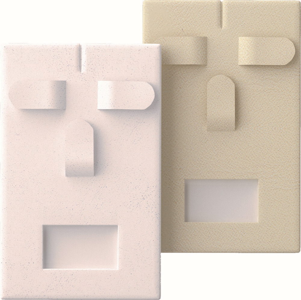 Вкладыш 13/наклонный/для гарнитура/3 язычка/окошко для бирки/прорезь для нитки