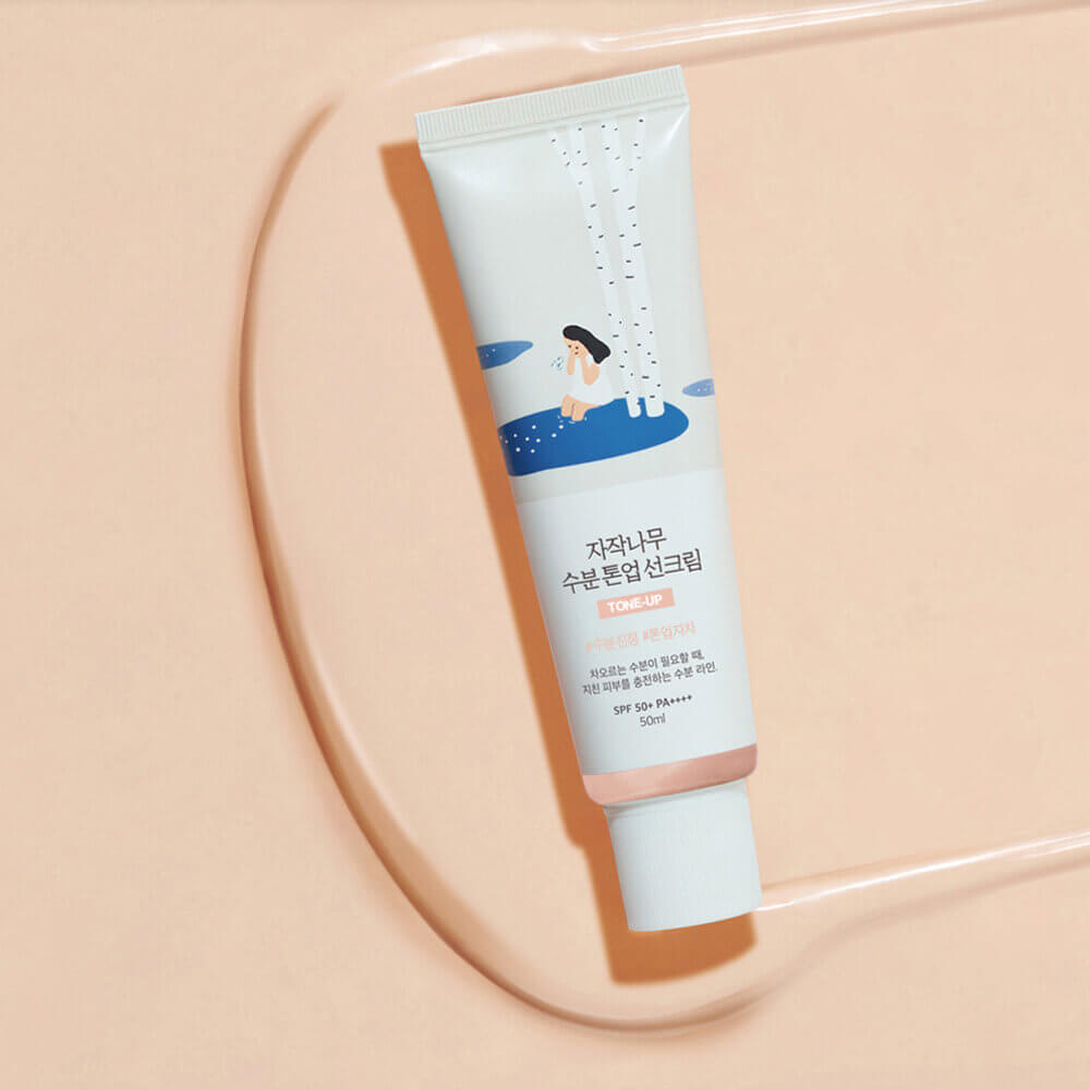 Round Lab Тонирующий солнцезащитный крем Birch Juice Moisturizing Tone-Up Sunscreen SPF50+ PA++++