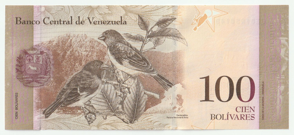 Venezuela, 100 Bolívares, 2015, UNC