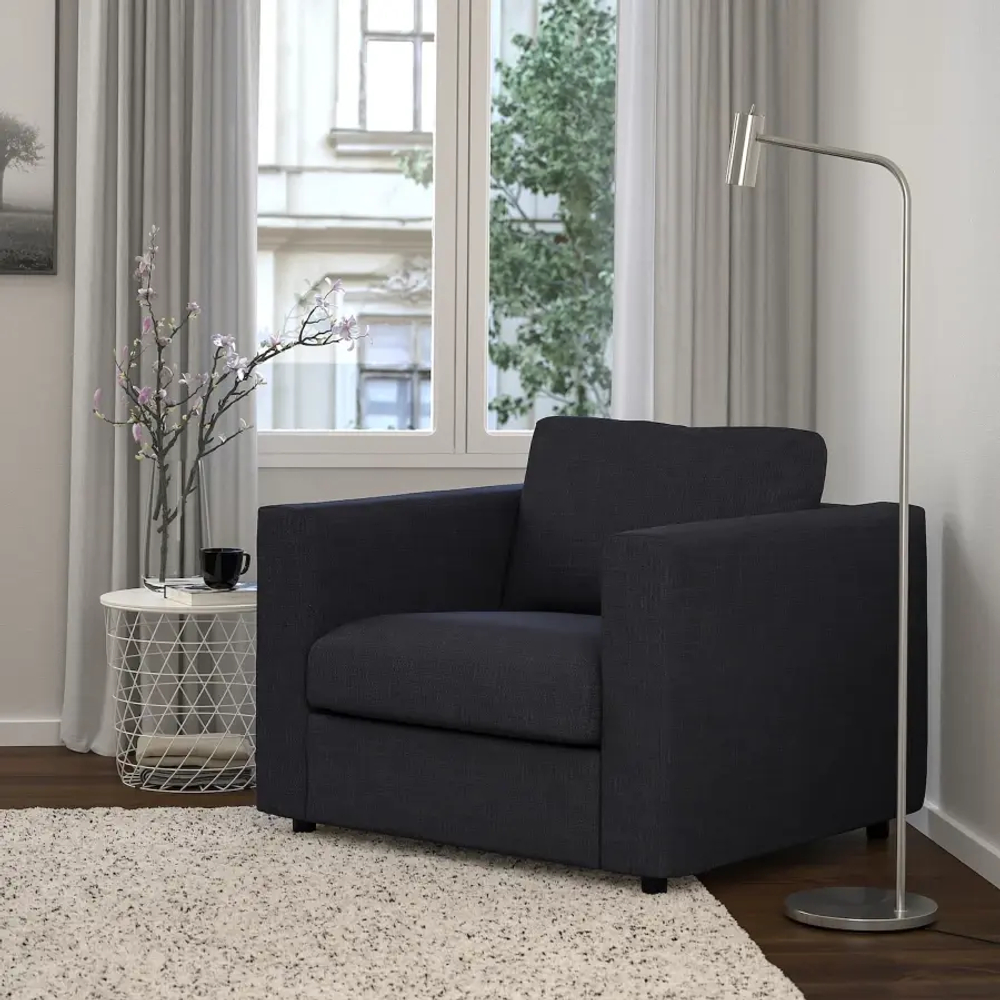 VIMLE Кресло Хилларед антрацит ИКЕА