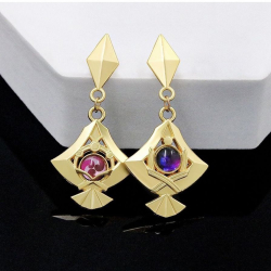 Серьги "Genshin Impact / Геншин - Яэ Мико"