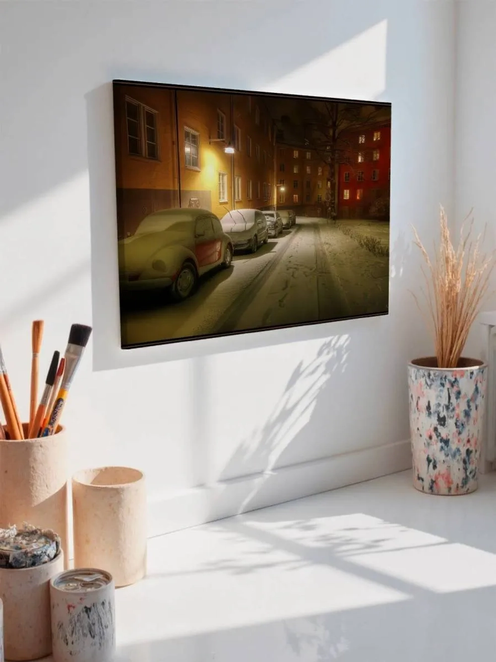 Картина на стену 40 X 50 Зимний двор