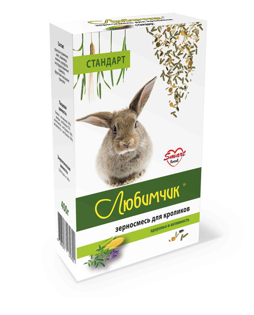 Любимчик Корм для Кроликов, стандарт, 400 г