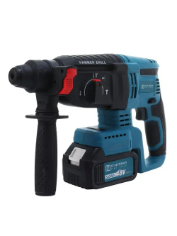 Набор электроинструментов 6В1 УШМ(Болгарка), Дрель-Шуруповерт, Гайковерт, Кусторез(Цепной) Перфоратор, Циркулярка(Дисковая пила) Кейс 4АКБ