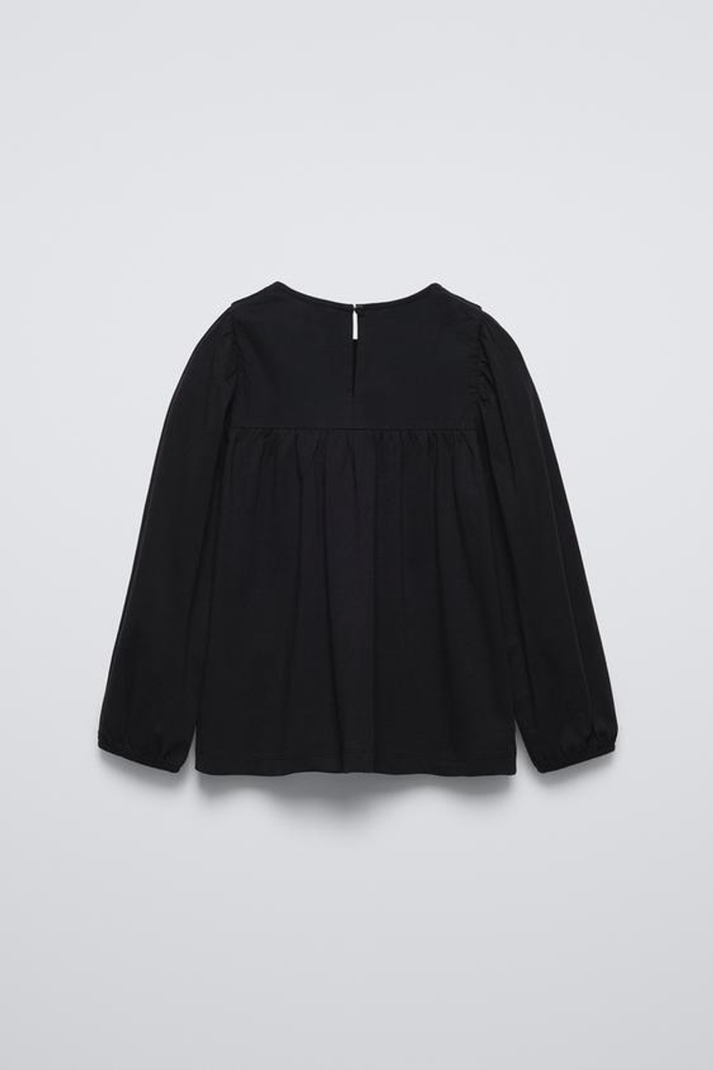 ZARA ТОП С ВЫШИВКОЙ В РОМАНТИЧЕСКОМ СТИЛЕ, ЧЕРНЫЙ