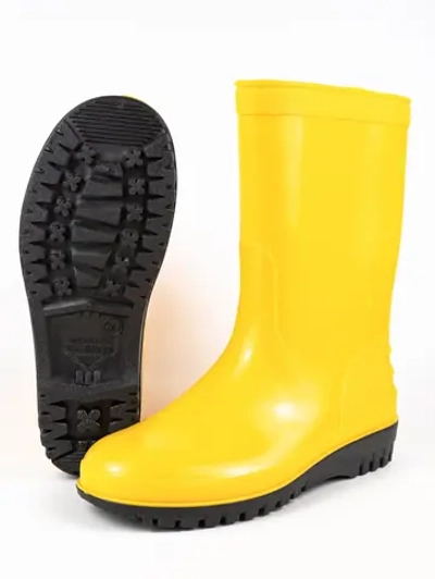 Сапоги женские из ПВХ, арт. С-11БН, ЖЕЛТЫЕ, р. 262
