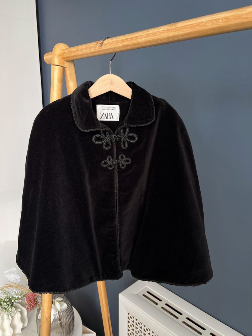 Бархатная накидка Zara, 128