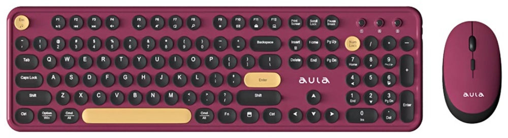 Клавиатура AULA AC306 красный