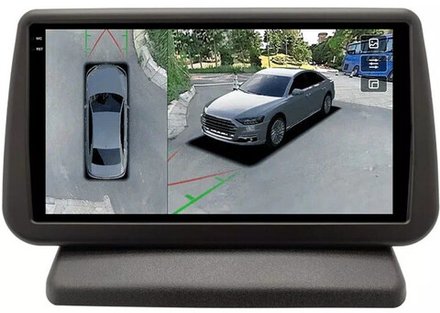 Магнитола для Nissan Note E11 2005-2013 (вместо верхнего бардачка) - Teyes CC3-2K-360 на Android 10, 2K QLED, 6Гб+128Гб, CarPlay, 4G SIM-слот, 4 камеры в комплекте