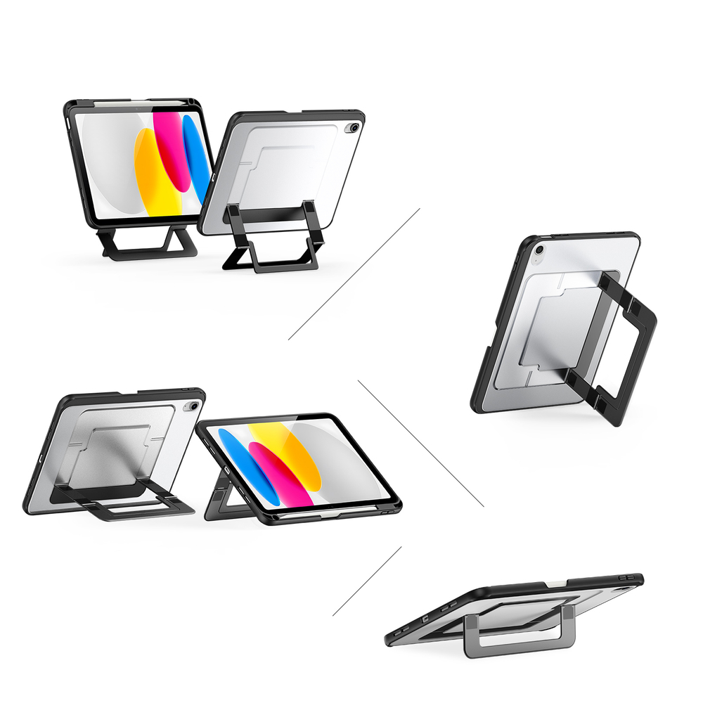 Чехол с многоугольной подставкой для планшета iPad 10 (2022-) и iPad 11 (2025-), серия Axis Series Case от Dux Ducis