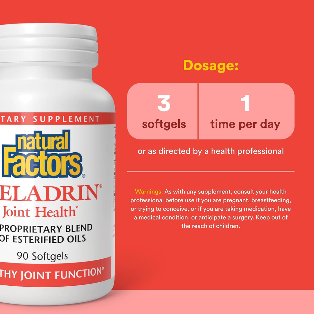 Natural Factors, Celadrin, для здоровья суставов, 90 капсул