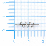 Спираль с направляющей для фиксации приманки Fish Season, средняя (4мм), ухо 3мм (10шт/уп)