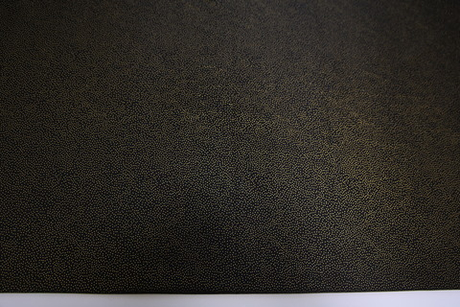 Сатин стрейч металлик в золотую точку