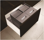 Система хранения в базу 600 (2 ведра), отделка орион серый