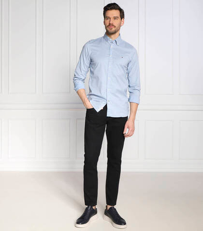 рубашка natural soft foulard Tommy Hilfiger - голубой(MW0MW29154)