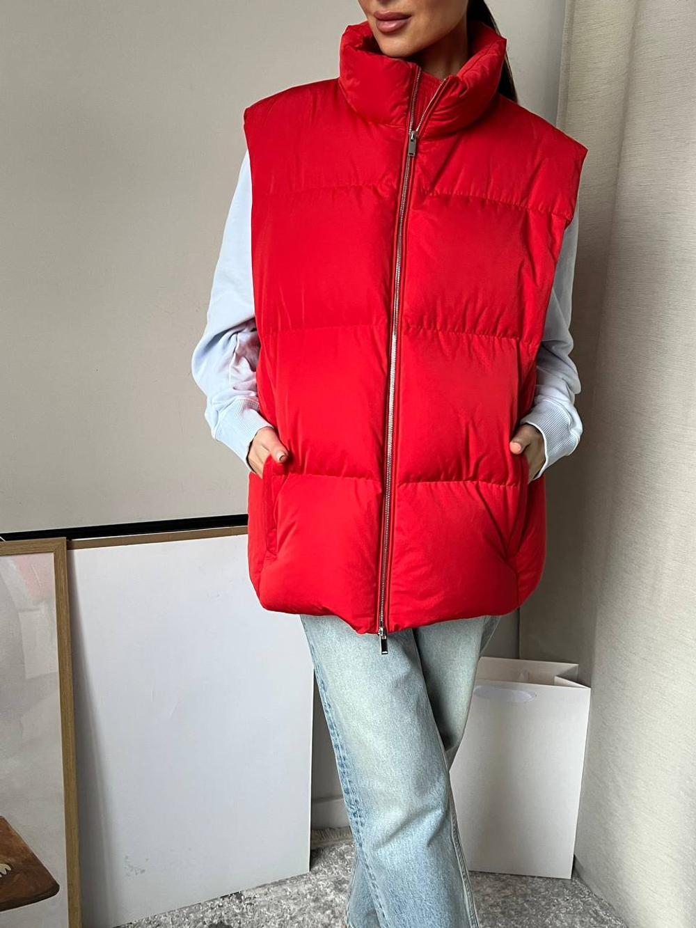 Пуховый жилет 12storeez, xl