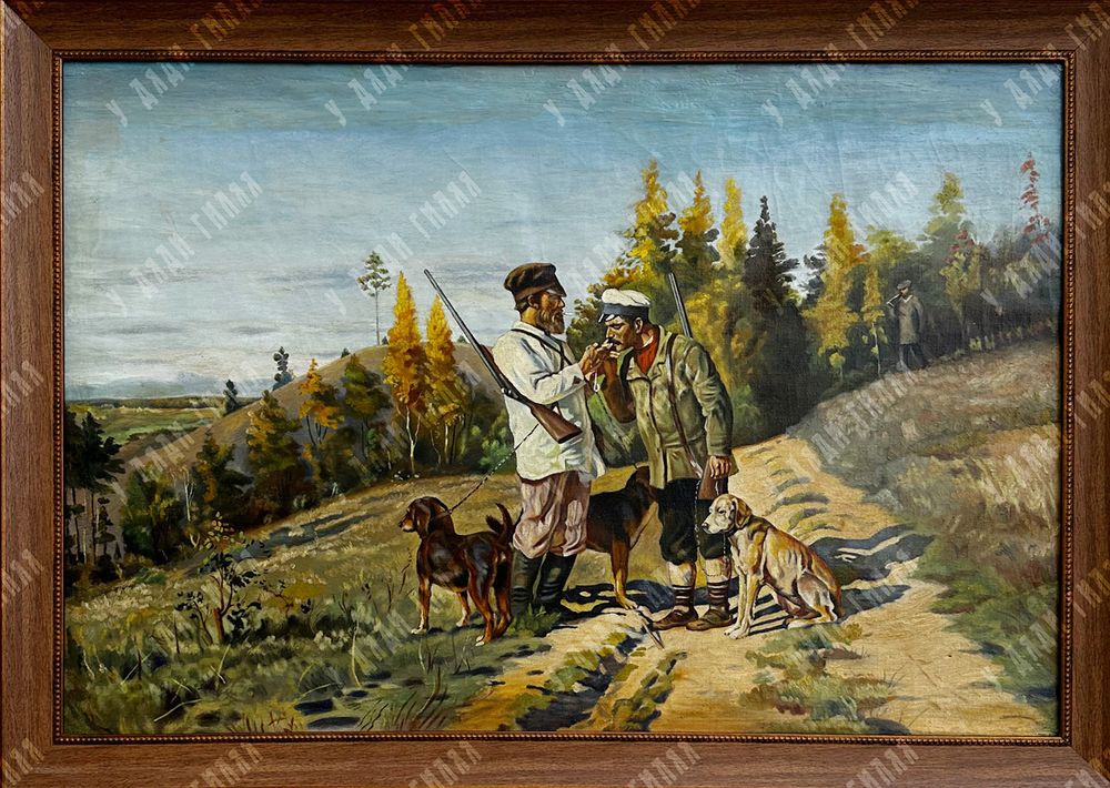 Н/х. Избушка в лесу. Масло. Россия, 1890-е гг.