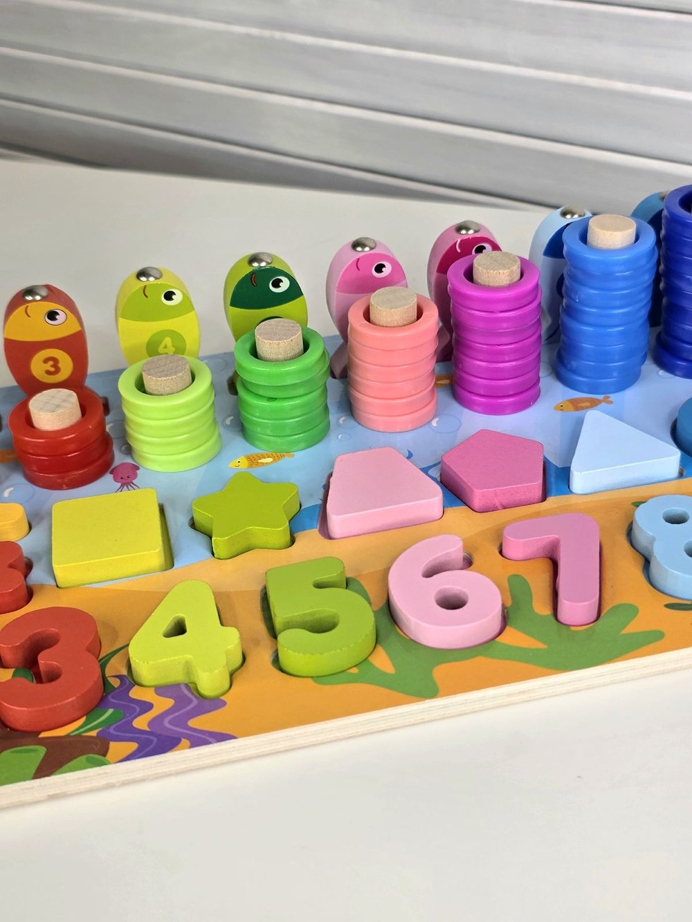 Игровой развивающий набор сортер 6в1 деревянный (201515983)