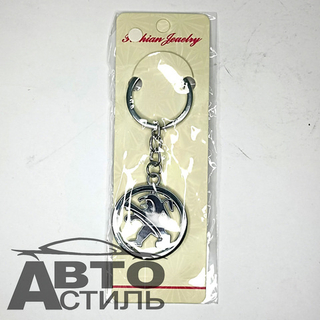 Брелок для ключей МЕТАЛЛ ПЕЖО\Peugeot эмблема авто