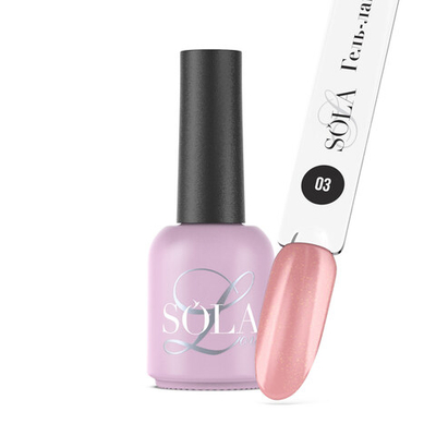 SoLa Гель-лак Angel 03 с шиммером, 10мл