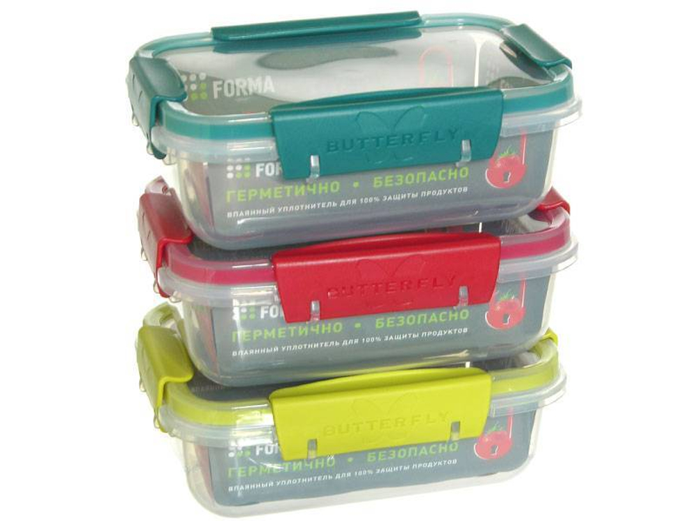 Контейнер 0,8л герметичный "Butterfly Bright"
