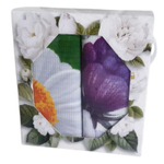 Набор из 2-х вафельных полотенец в подарочной упаковке, 100% хлопок, Россия.