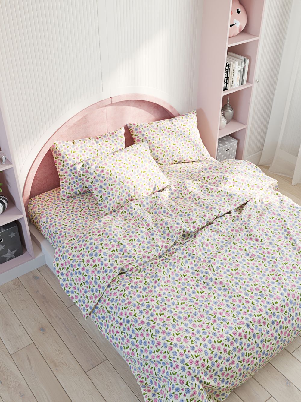 Простынь Сказка "Очарование" 240х215 см, перкаль