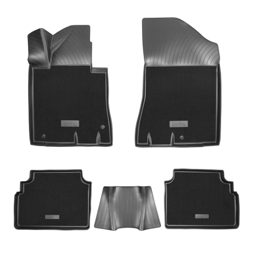 Ковры в салон Norplast/Unidec для Hyundai Sonata VIII в кузове DN8 (2019-), Черный, арт.NPA11-C31-630-CM