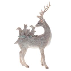 GAEM Фигурка декоративная "Олень", L15 W12 H26 см