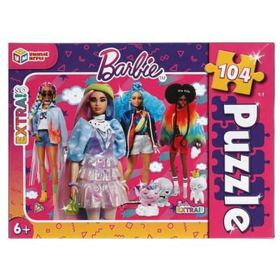 Пазл 104эл. "Барби" (Умные игры)