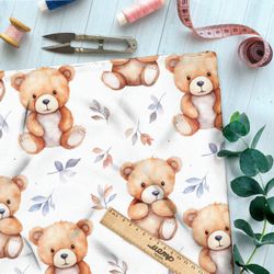Ткань Ниагара Софт игрушечные медведи